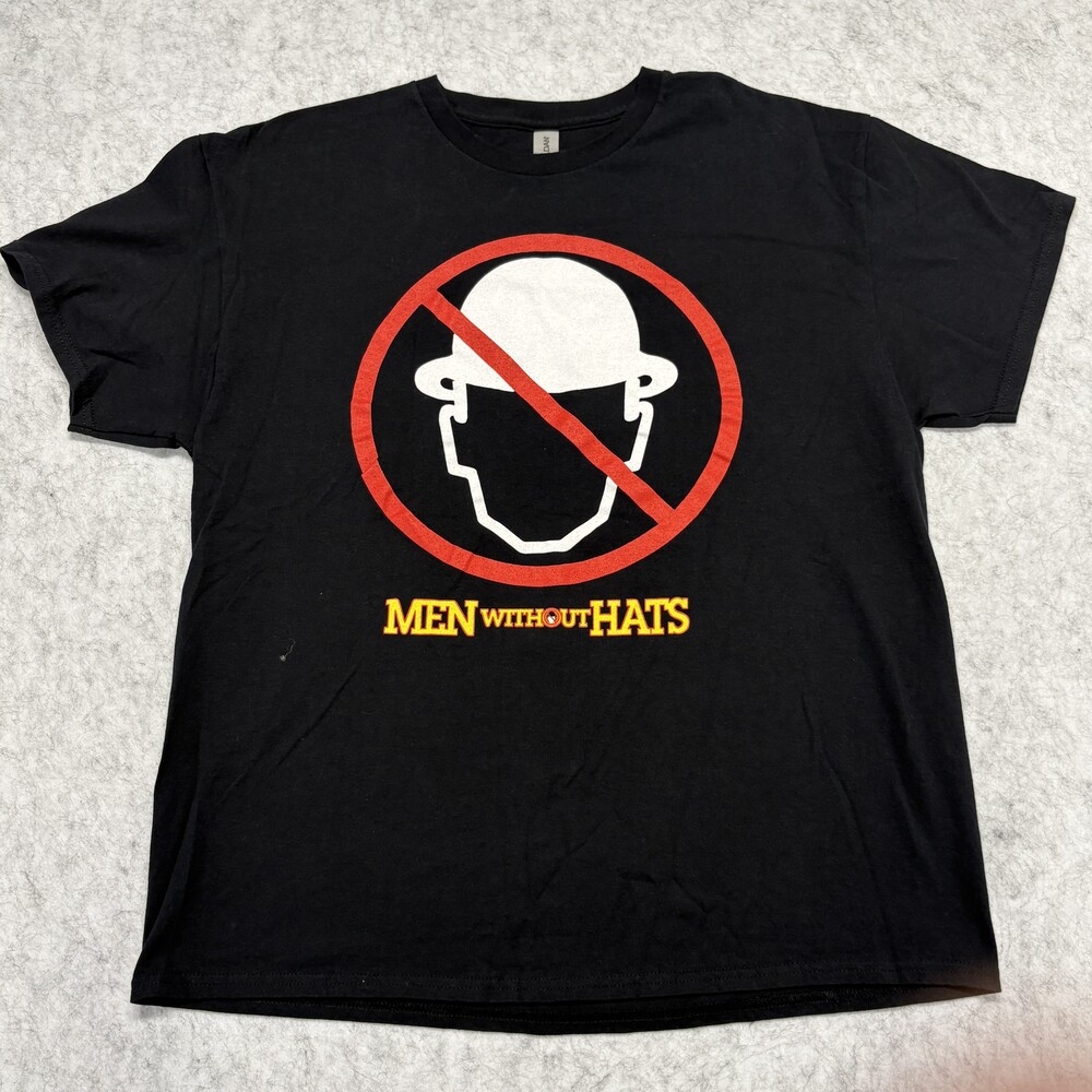 Men Without Hats "The Safety Dance" Concert T-Shirt - NWOT - Size XL